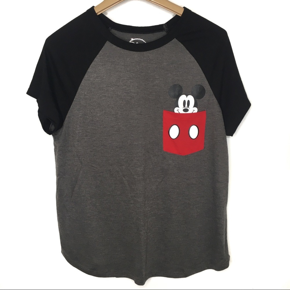 Disney Mickey Mouse pocket peek short sleeve S
